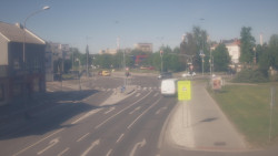 Křižovatka ulic Komenského a Velké Novosady