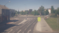 Křižovatka ulic Komenského a Velké Novosady
