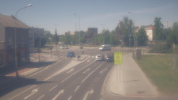Křižovatka ulic Komenského a Velké Novosady