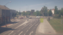 Křižovatka ulic Komenského a Velké Novosady