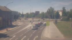 Křižovatka ulic Komenského a Velké Novosady
