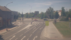 Křižovatka ulic Komenského a Velké Novosady