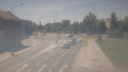 Křižovatka ulic Komenského a Velké Novosady