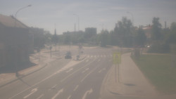 Křižovatka ulic Komenského a Velké Novosady