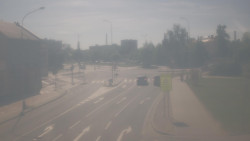Křižovatka ulic Komenského a Velké Novosady