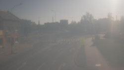 Křižovatka ulic Komenského a Velké Novosady
