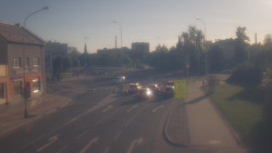 Křižovatka ulic Komenského a Velké Novosady