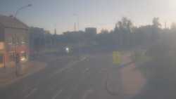 Křižovatka ulic Komenského a Velké Novosady