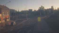 Křižovatka ulic Komenského a Velké Novosady