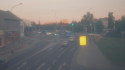 Křižovatka ulic Komenského a Velké Novosady