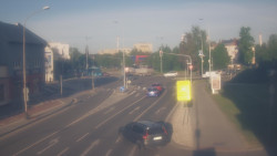 Křižovatka ulic Komenského a Velké Novosady