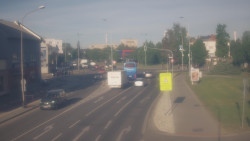 Křižovatka ulic Komenského a Velké Novosady