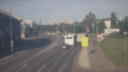 Křižovatka ulic Komenského a Velké Novosady
