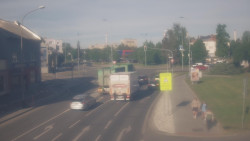 Křižovatka ulic Komenského a Velké Novosady