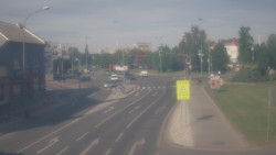 Křižovatka ulic Komenského a Velké Novosady