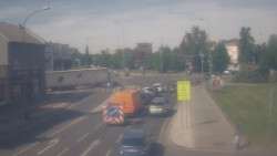 Křižovatka ulic Komenského a Velké Novosady