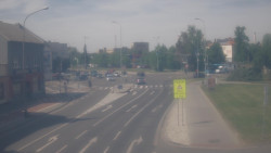 Křižovatka ulic Komenského a Velké Novosady