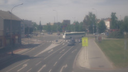 Křižovatka ulic Komenského a Velké Novosady