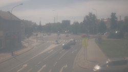 Křižovatka ulic Komenského a Velké Novosady