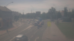 Křižovatka ulic Komenského a Velké Novosady