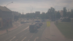 Křižovatka ulic Komenského a Velké Novosady