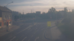 Křižovatka ulic Komenského a Velké Novosady