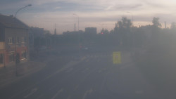 Křižovatka ulic Komenského a Velké Novosady