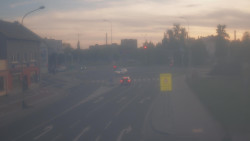 Křižovatka ulic Komenského a Velké Novosady