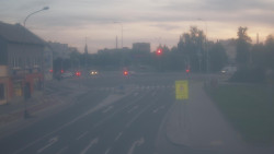 Křižovatka ulic Komenského a Velké Novosady