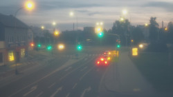 Křižovatka ulic Komenského a Velké Novosady