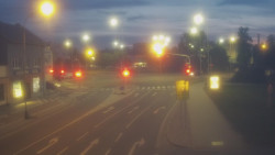 Křižovatka ulic Komenského a Velké Novosady
