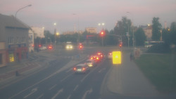 Křižovatka ulic Komenského a Velké Novosady
