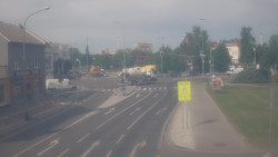 Křižovatka ulic Komenského a Velké Novosady