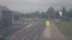Křižovatka ulic Komenského a Velké Novosady