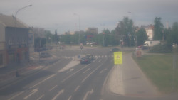 Křižovatka ulic Komenského a Velké Novosady
