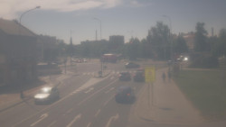 Křižovatka ulic Komenského a Velké Novosady
