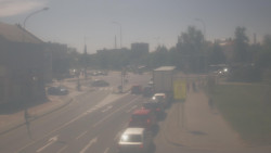 Křižovatka ulic Komenského a Velké Novosady