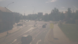 Křižovatka ulic Komenského a Velké Novosady