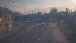 Křižovatka ulic Komenského a Velké Novosady