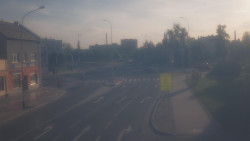 Křižovatka ulic Komenského a Velké Novosady