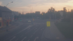 Křižovatka ulic Komenského a Velké Novosady