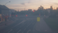 Křižovatka ulic Komenského a Velké Novosady