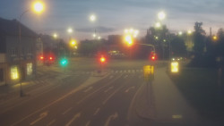 Křižovatka ulic Komenského a Velké Novosady