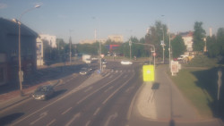Křižovatka ulic Komenského a Velké Novosady
