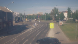 Křižovatka ulic Komenského a Velké Novosady