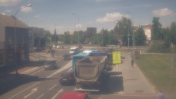 Křižovatka ulic Komenského a Velké Novosady