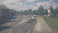 Křižovatka ulic Komenského a Velké Novosady