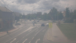 Křižovatka ulic Komenského a Velké Novosady
