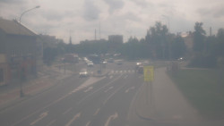 Křižovatka ulic Komenského a Velké Novosady