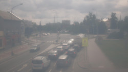 Křižovatka ulic Komenského a Velké Novosady